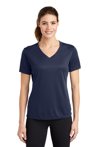 Sport-Tek Women's PosiCharge V-Neck Tee