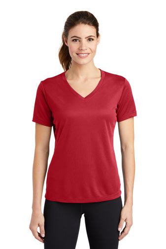 Sport-Tek Women's PosiCharge V-Neck Tee