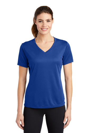 Sport-Tek Women's PosiCharge V-Neck Tee