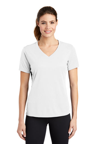 Sport-Tek Women's PosiCharge V-Neck Tee