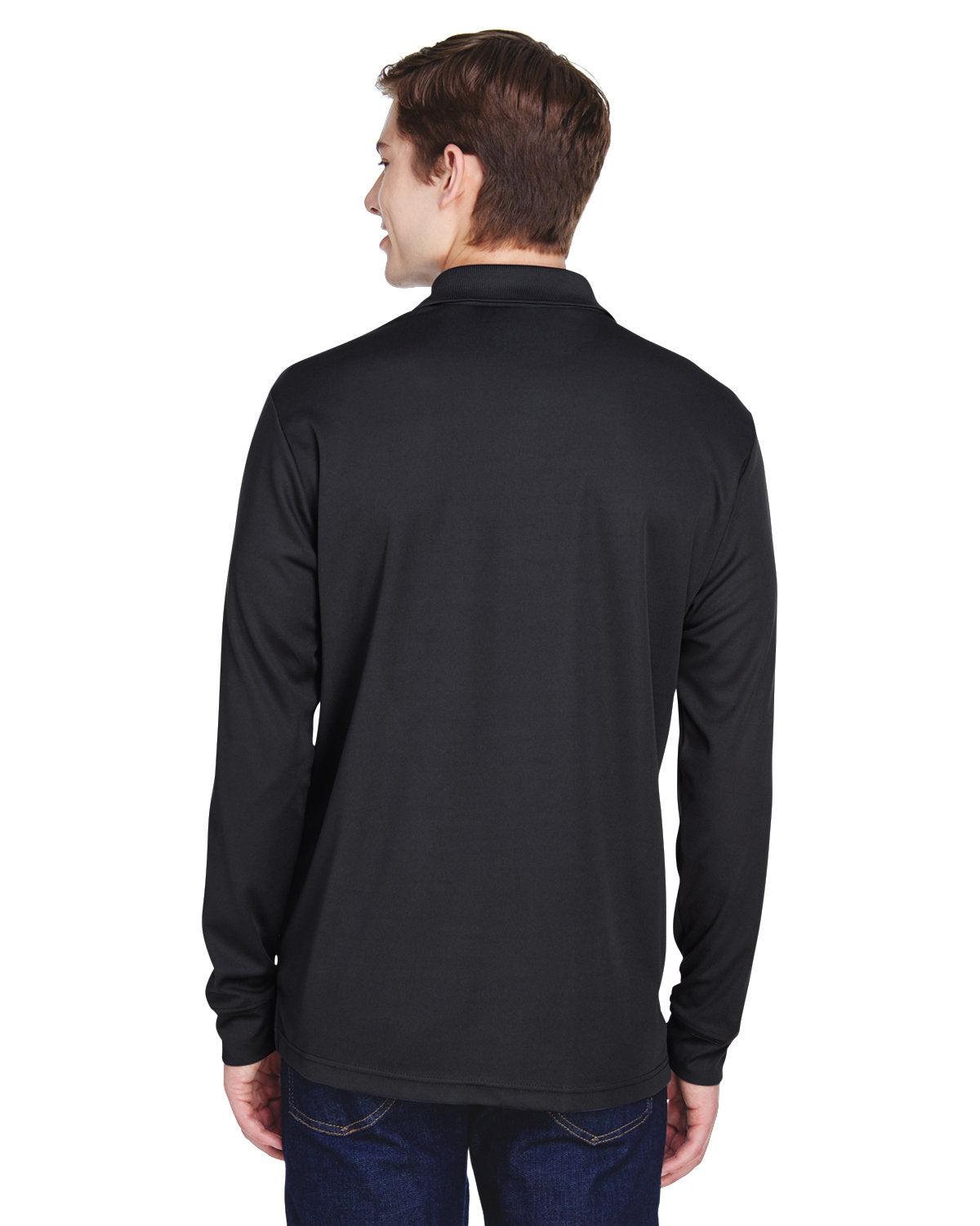 CORE365 Adult Pinnacle Performance Long-Sleeve Piqué Polo with Pocket