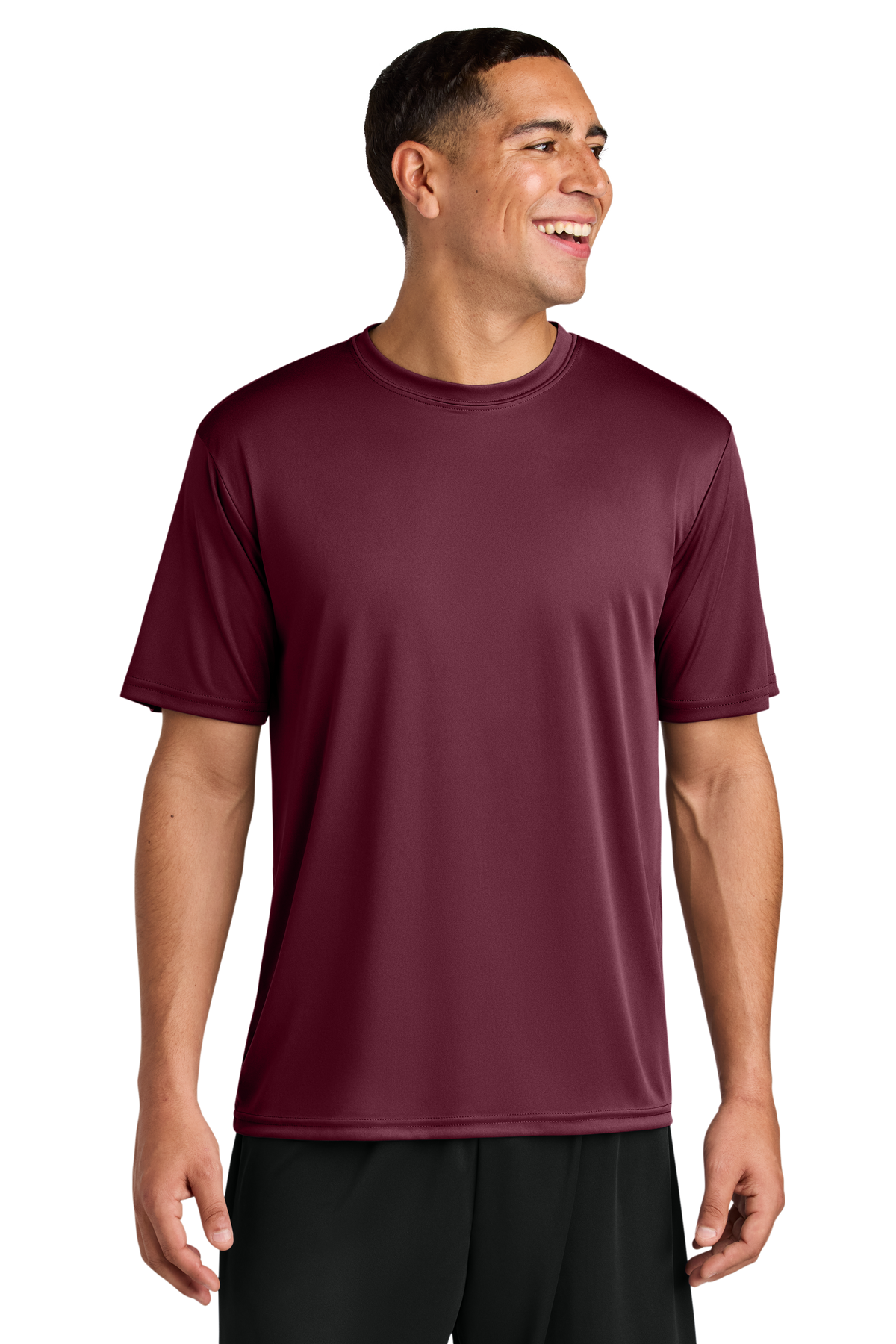 A4 Cooling Performance Short Sleeve Tee with custom logo embroidery