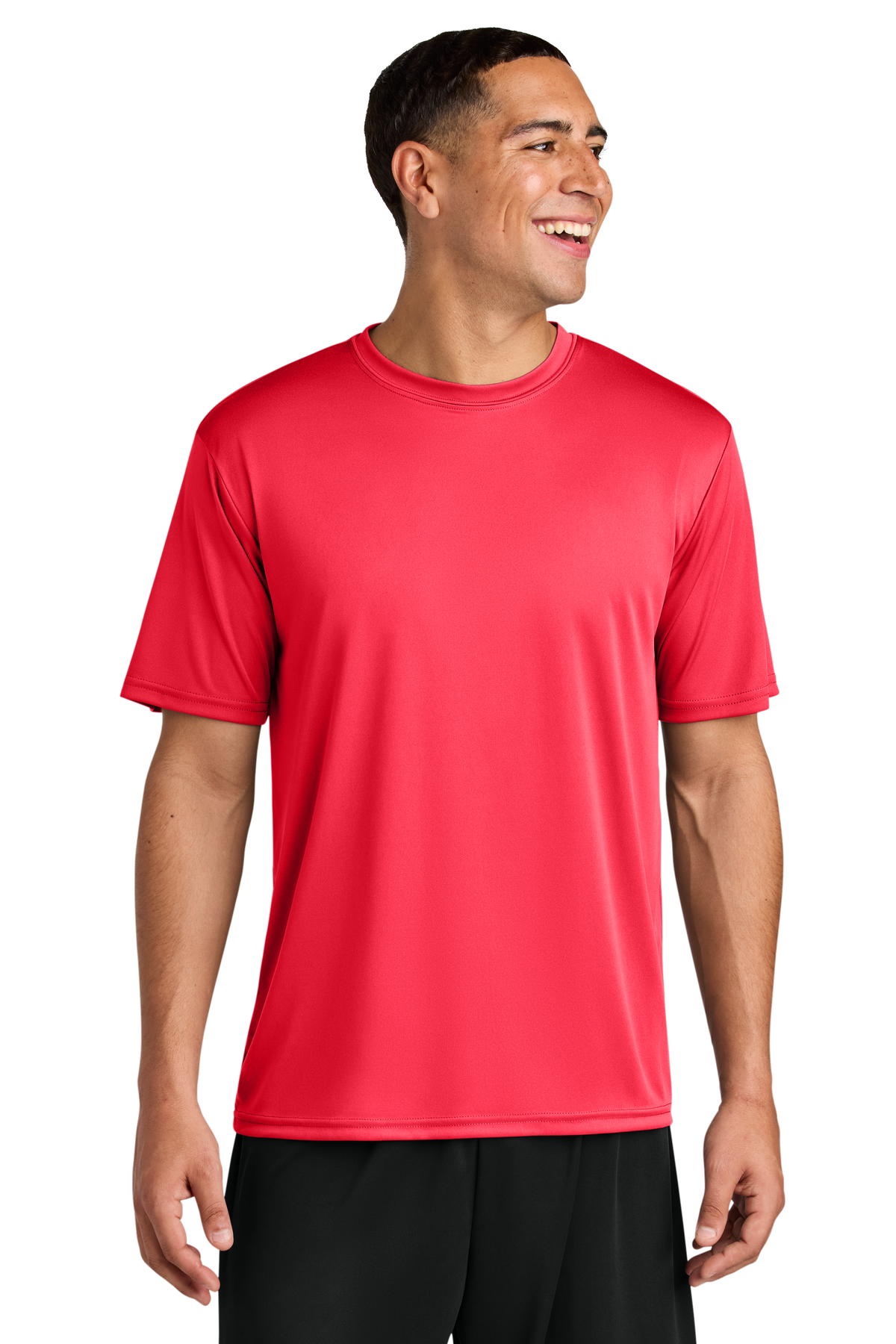 A4 Cooling Performance Short Sleeve Tee with custom logo embroidery