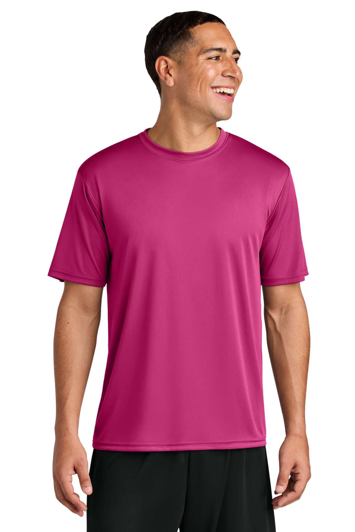 A4 Cooling Performance Short Sleeve Tee with custom logo embroidery