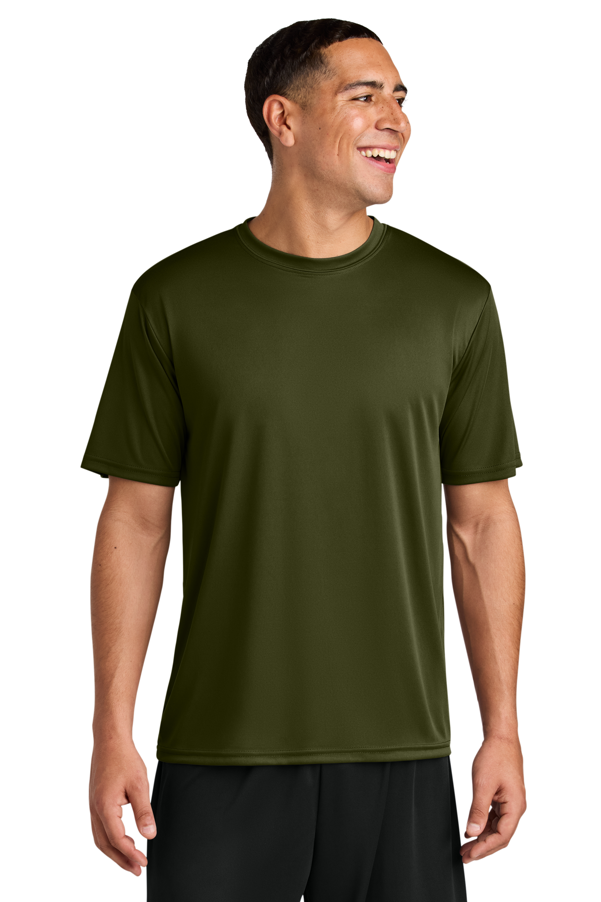 A4 Cooling Performance Short Sleeve Tee with custom logo embroidery