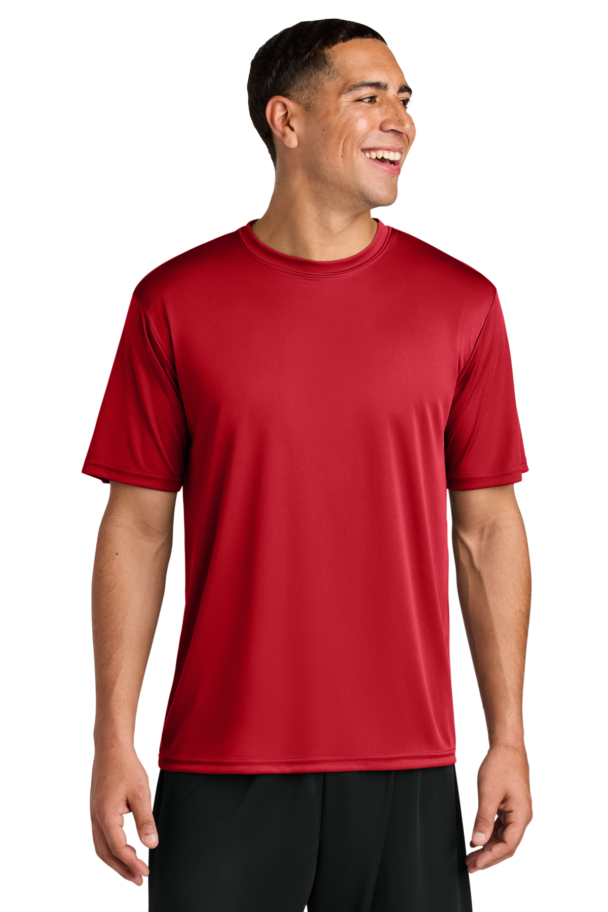 A4 Cooling Performance Short Sleeve Tee with custom logo embroidery