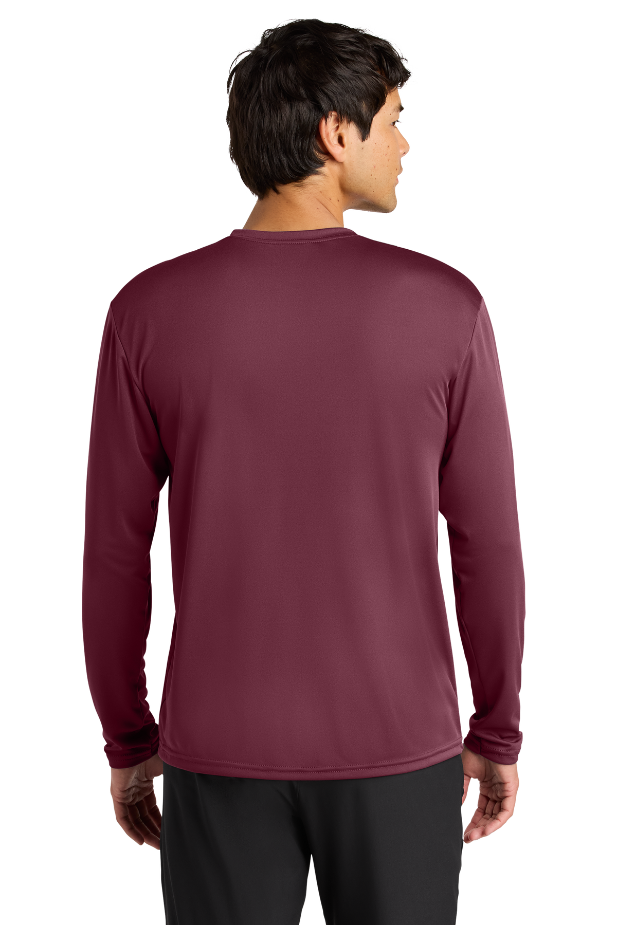 A4 Cooling Performance Long Sleeve Tee with custom logo embroidery