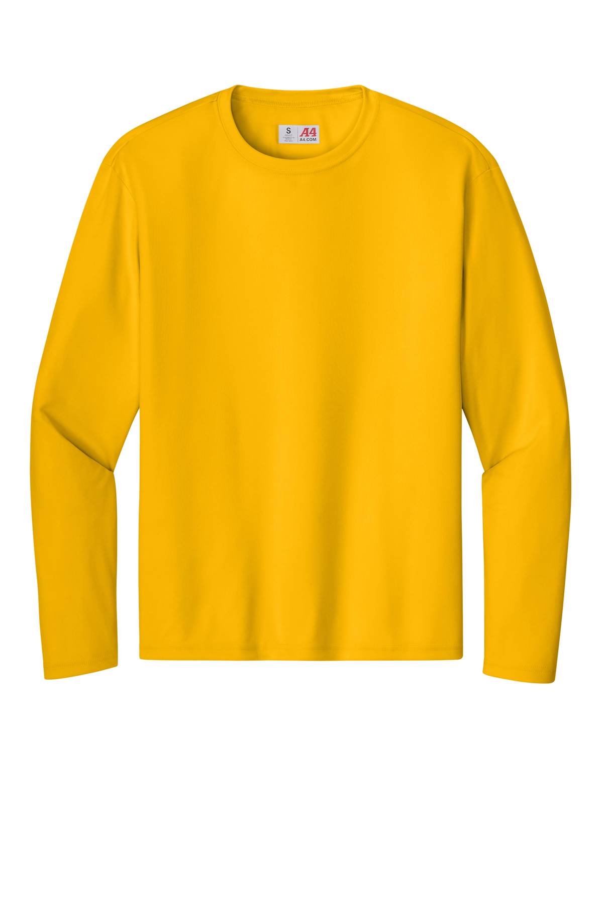 A4 Cooling Performance Long Sleeve Tee with custom logo embroidery