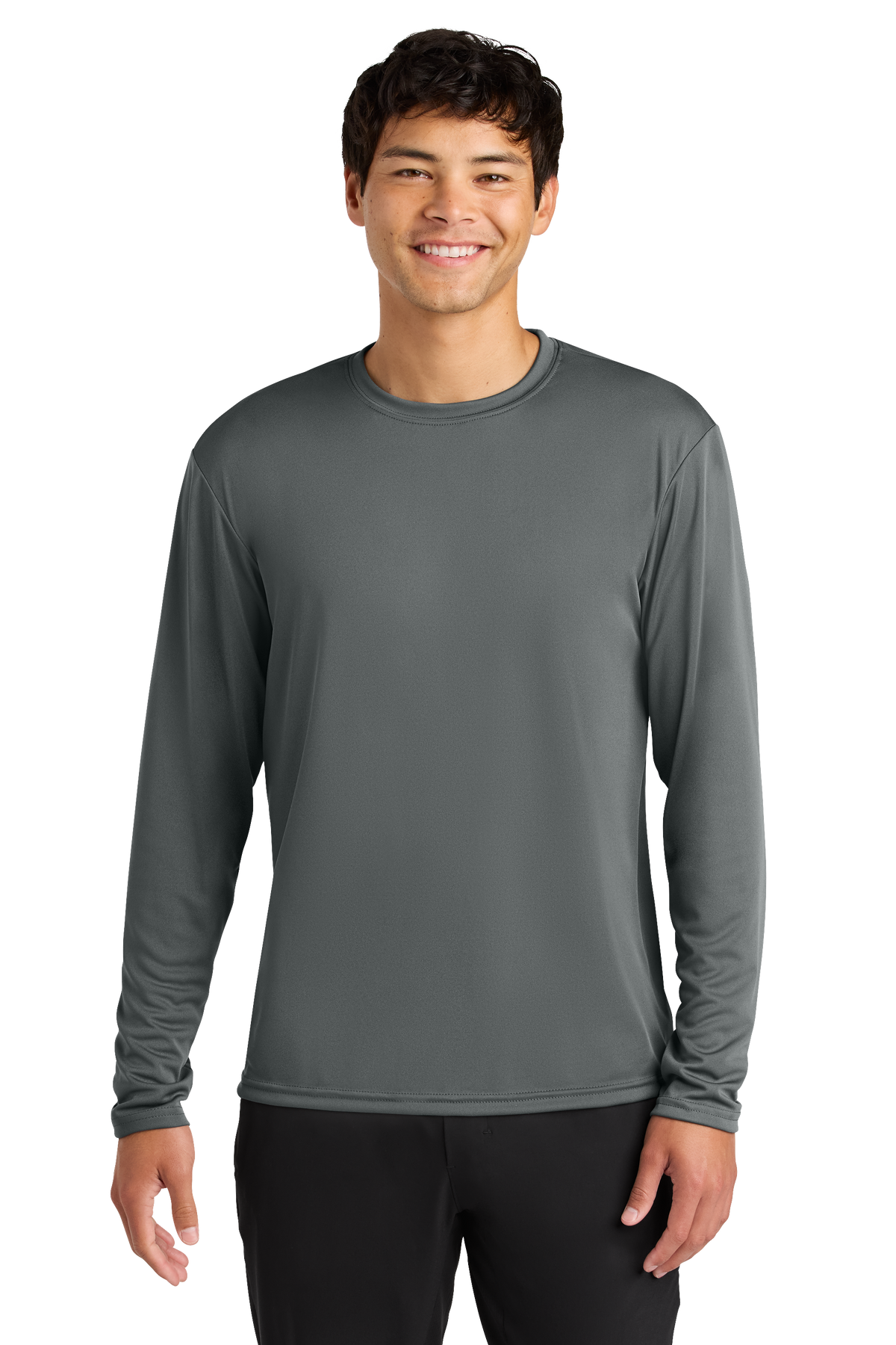 A4 Cooling Performance Long Sleeve Tee with custom logo embroidery