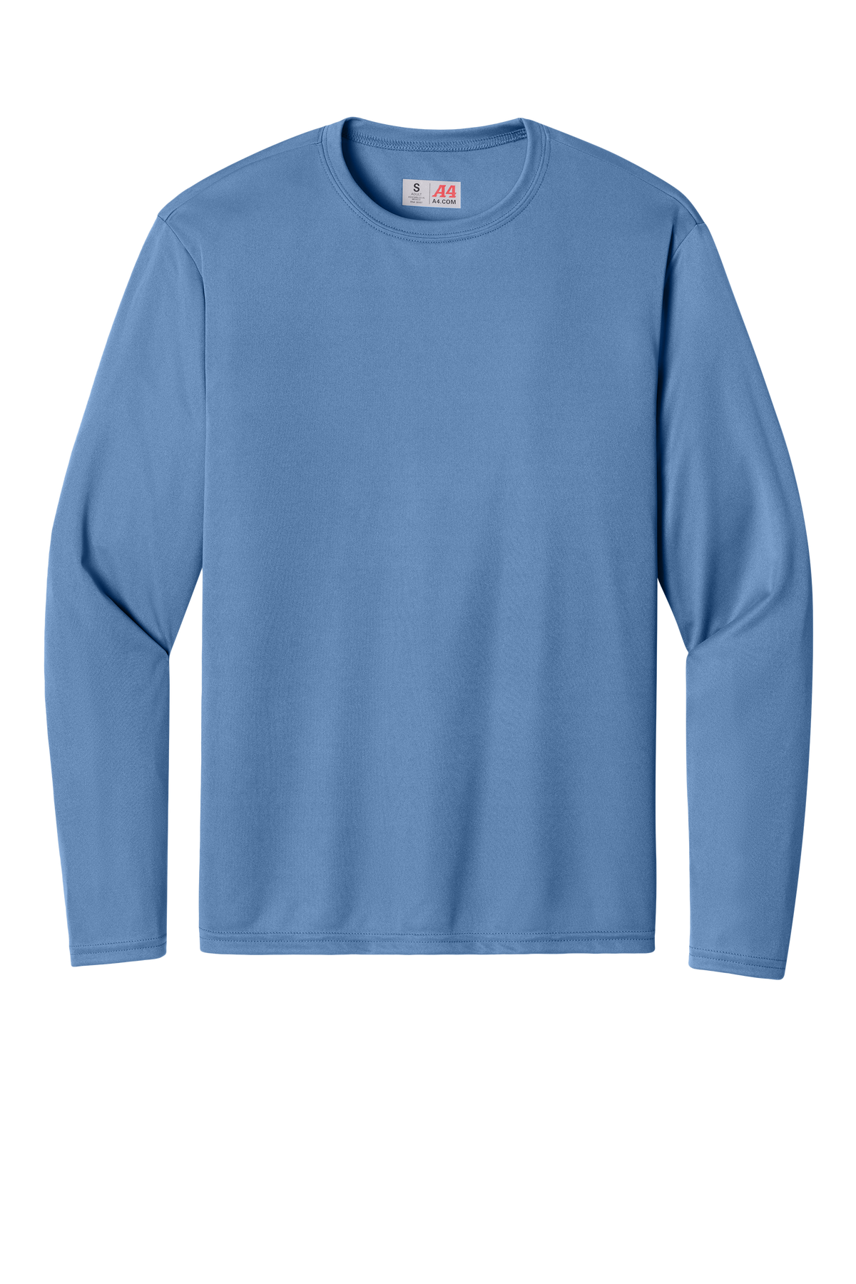 A4 Cooling Performance Long Sleeve Tee with custom logo embroidery