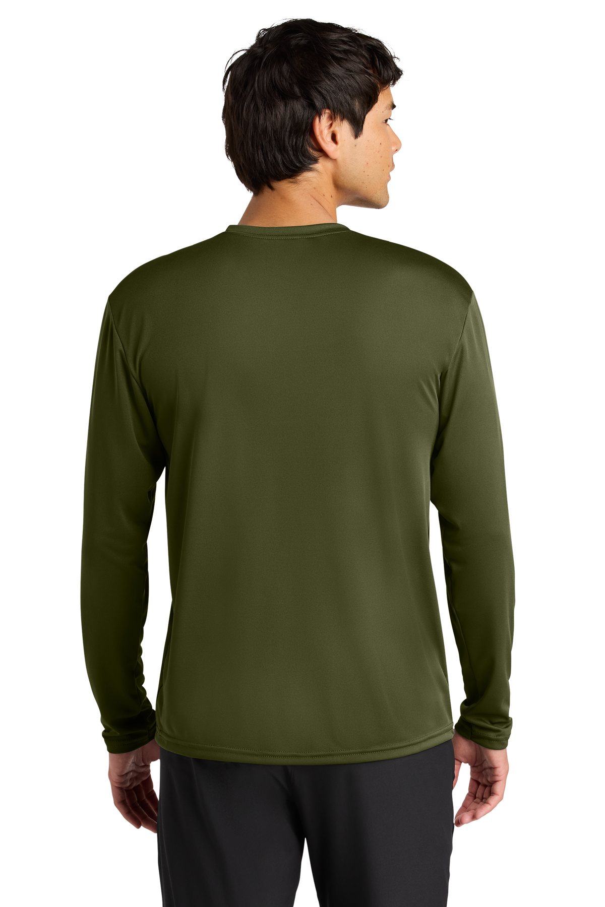 A4 Cooling Performance Long Sleeve Tee with custom logo embroidery