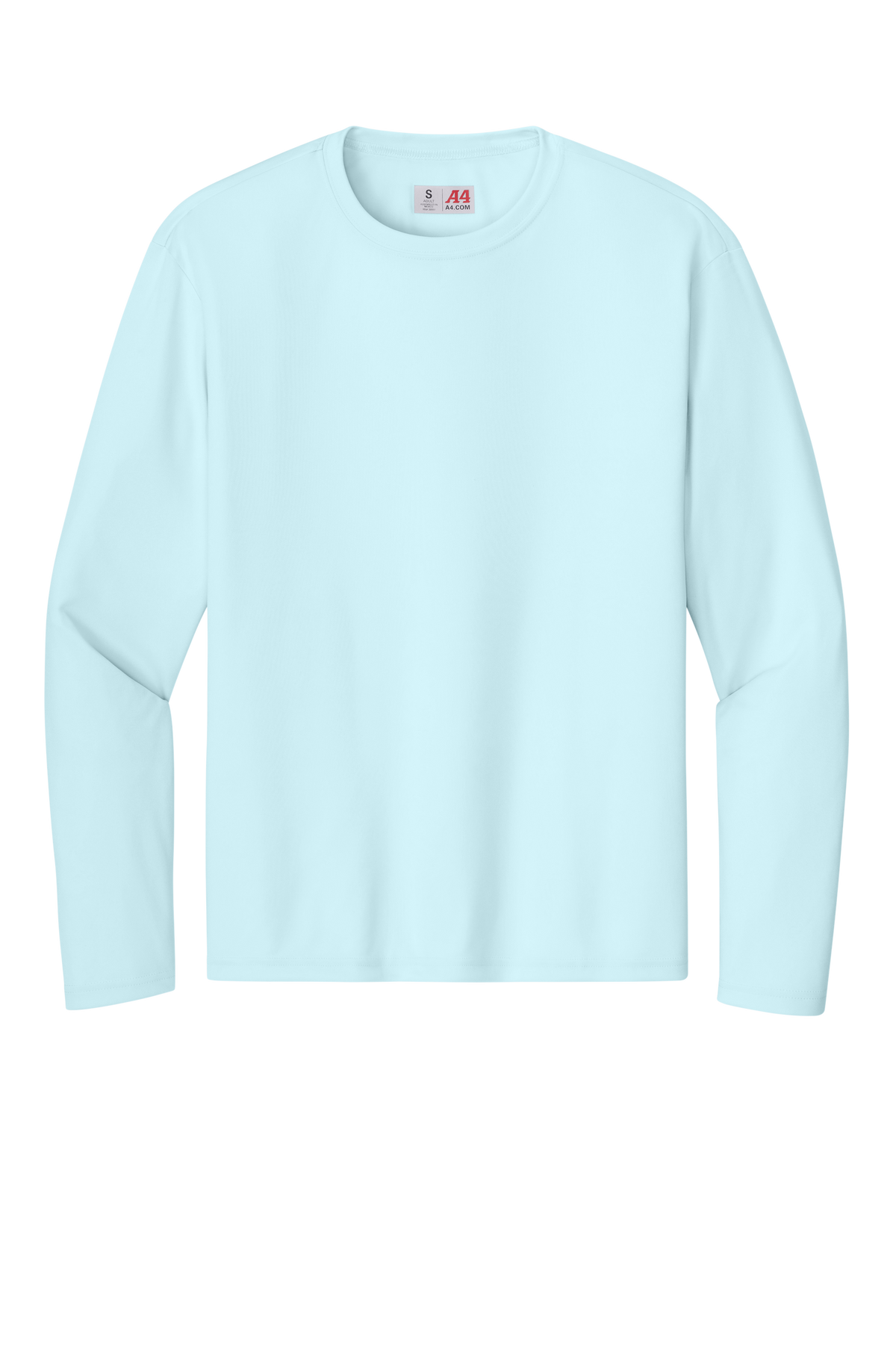 A4 Cooling Performance Long Sleeve Tee with custom logo embroidery