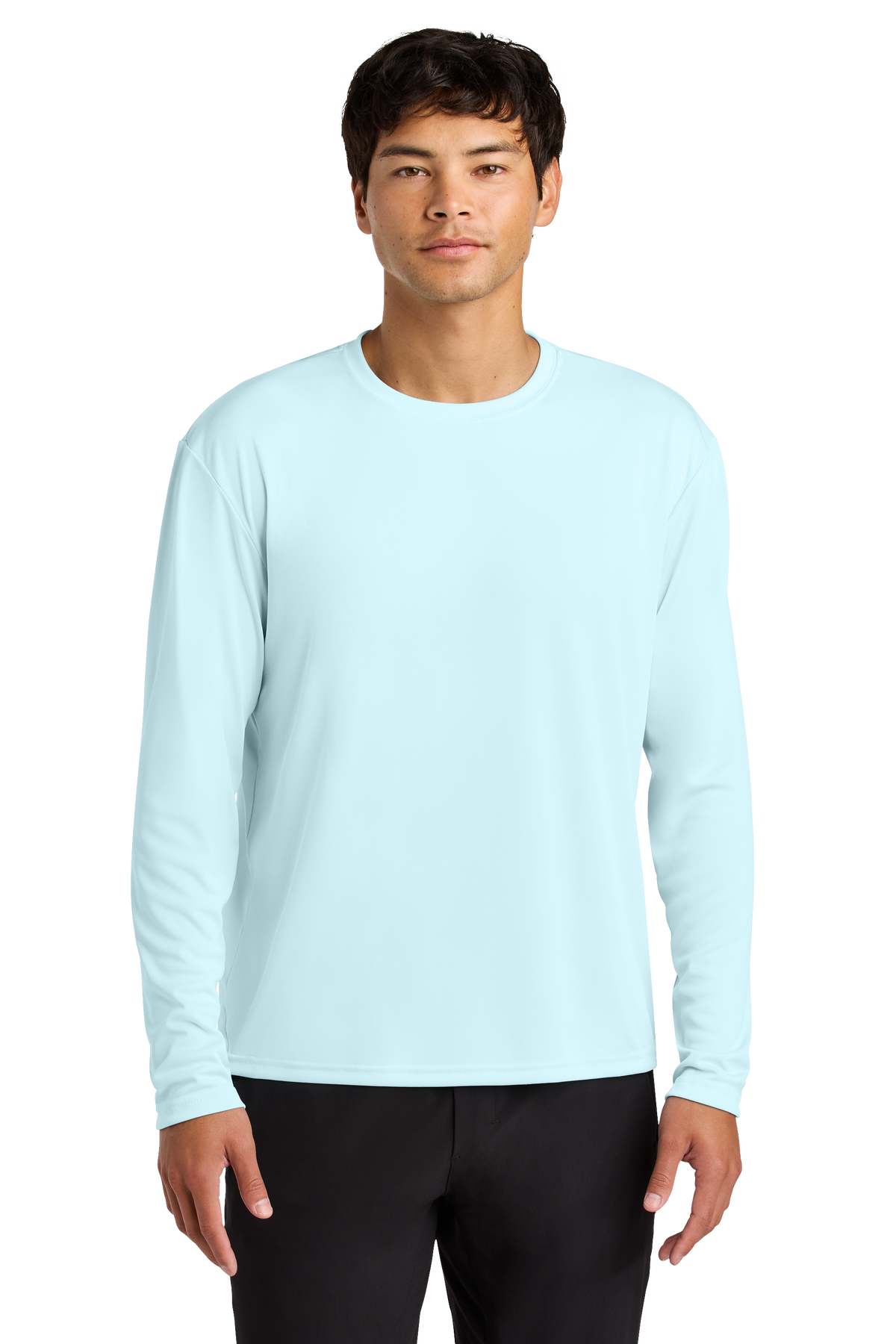 A4 Cooling Performance Long Sleeve Tee with custom logo embroidery