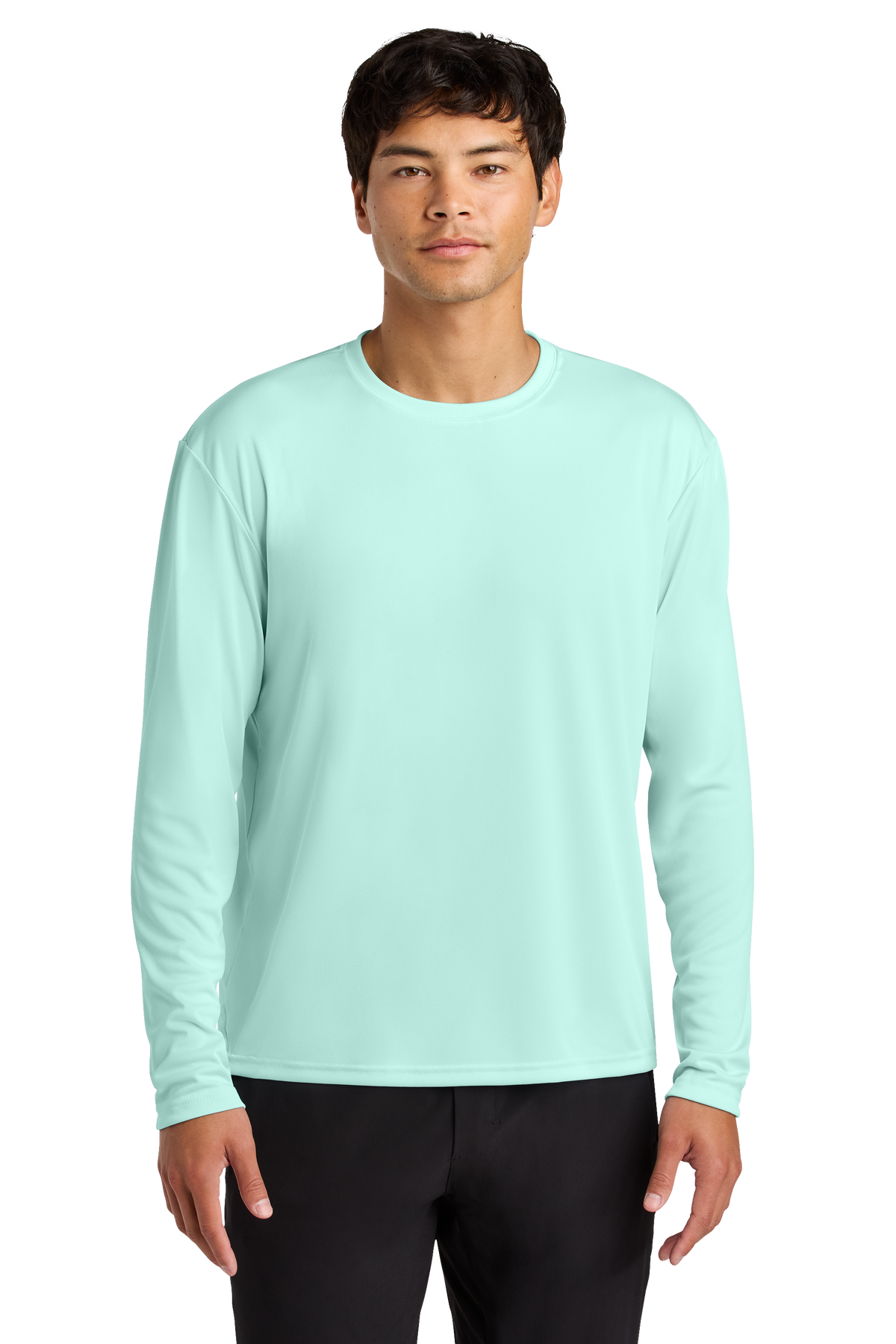 A4 Cooling Performance Long Sleeve Tee with custom logo embroidery