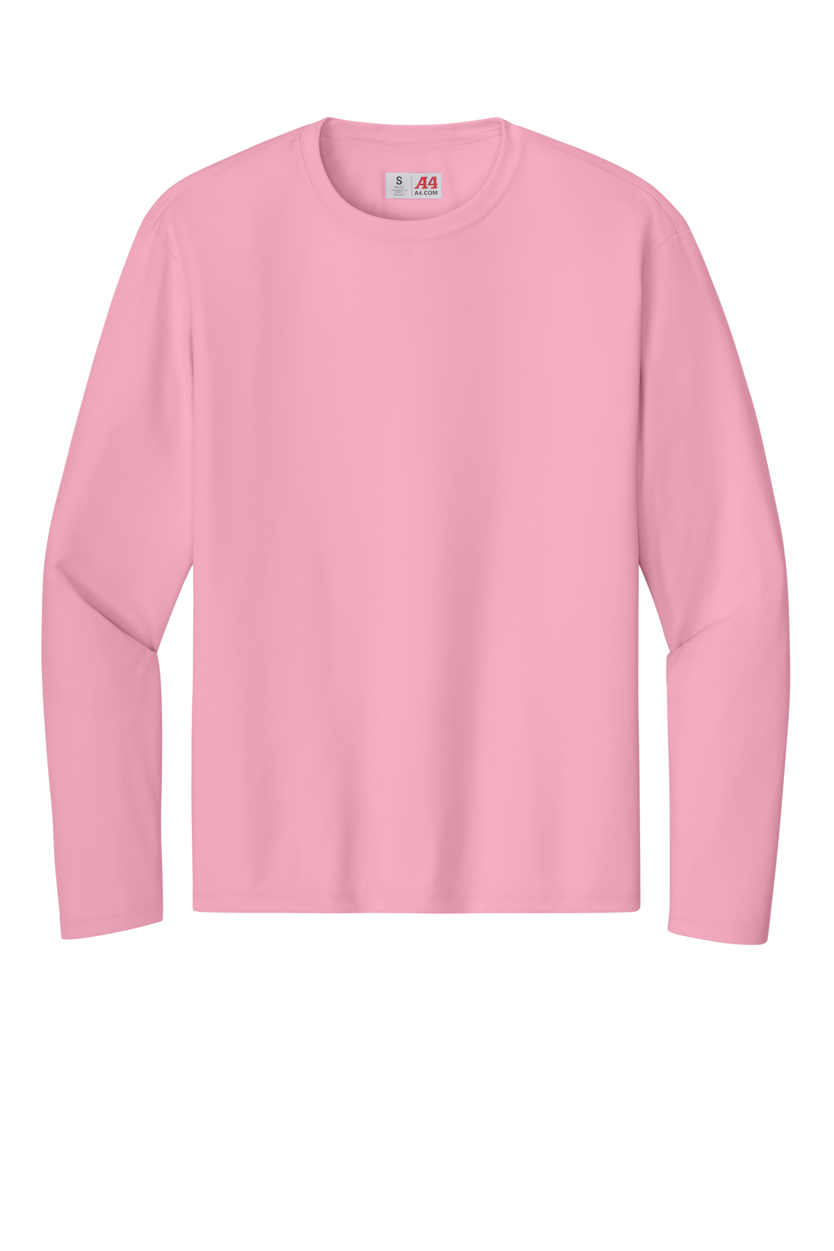 A4 Cooling Performance Long Sleeve Tee with custom logo embroidery