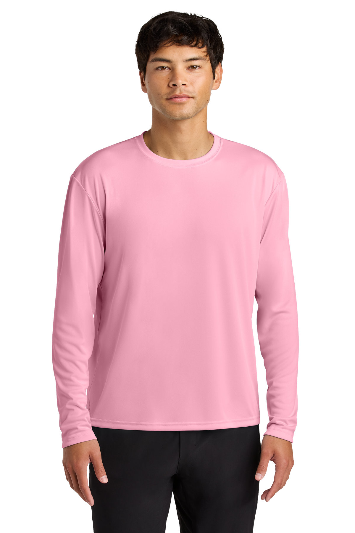 A4 Cooling Performance Long Sleeve Tee with custom logo embroidery