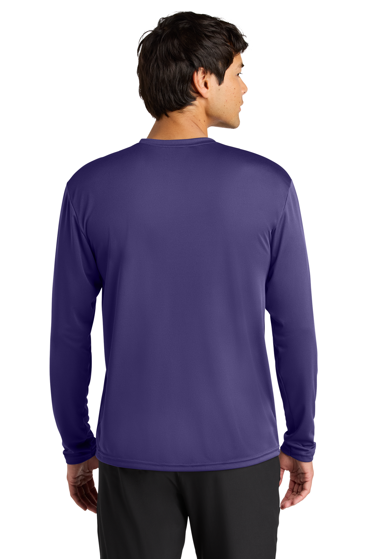 A4 Cooling Performance Long Sleeve Tee with custom logo embroidery