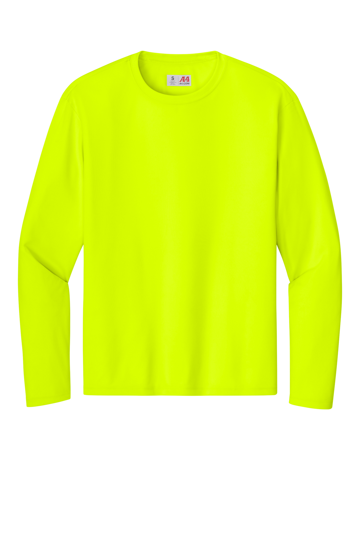 A4 Cooling Performance Long Sleeve Tee with custom logo embroidery