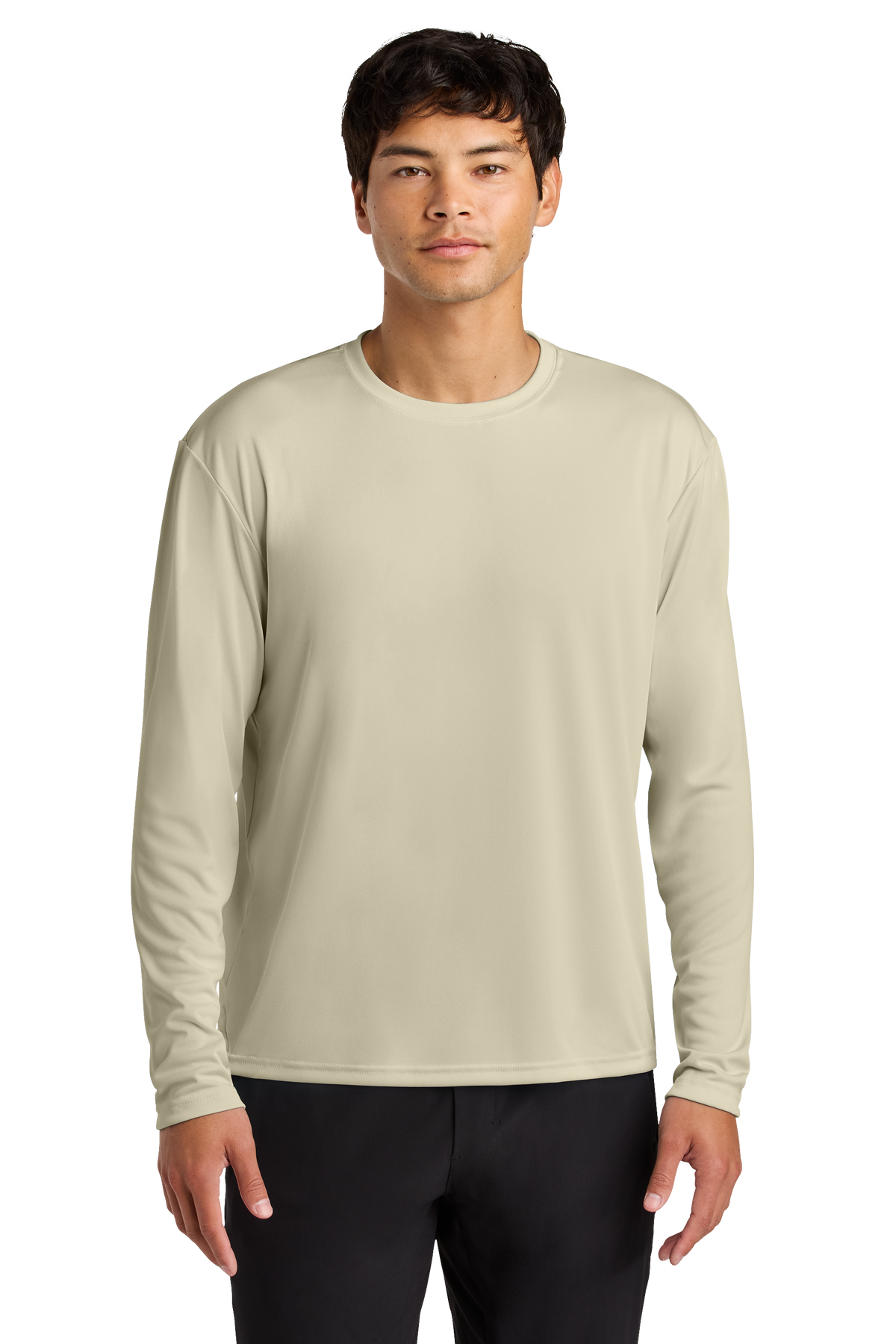 A4 Cooling Performance Long Sleeve Tee with custom logo embroidery