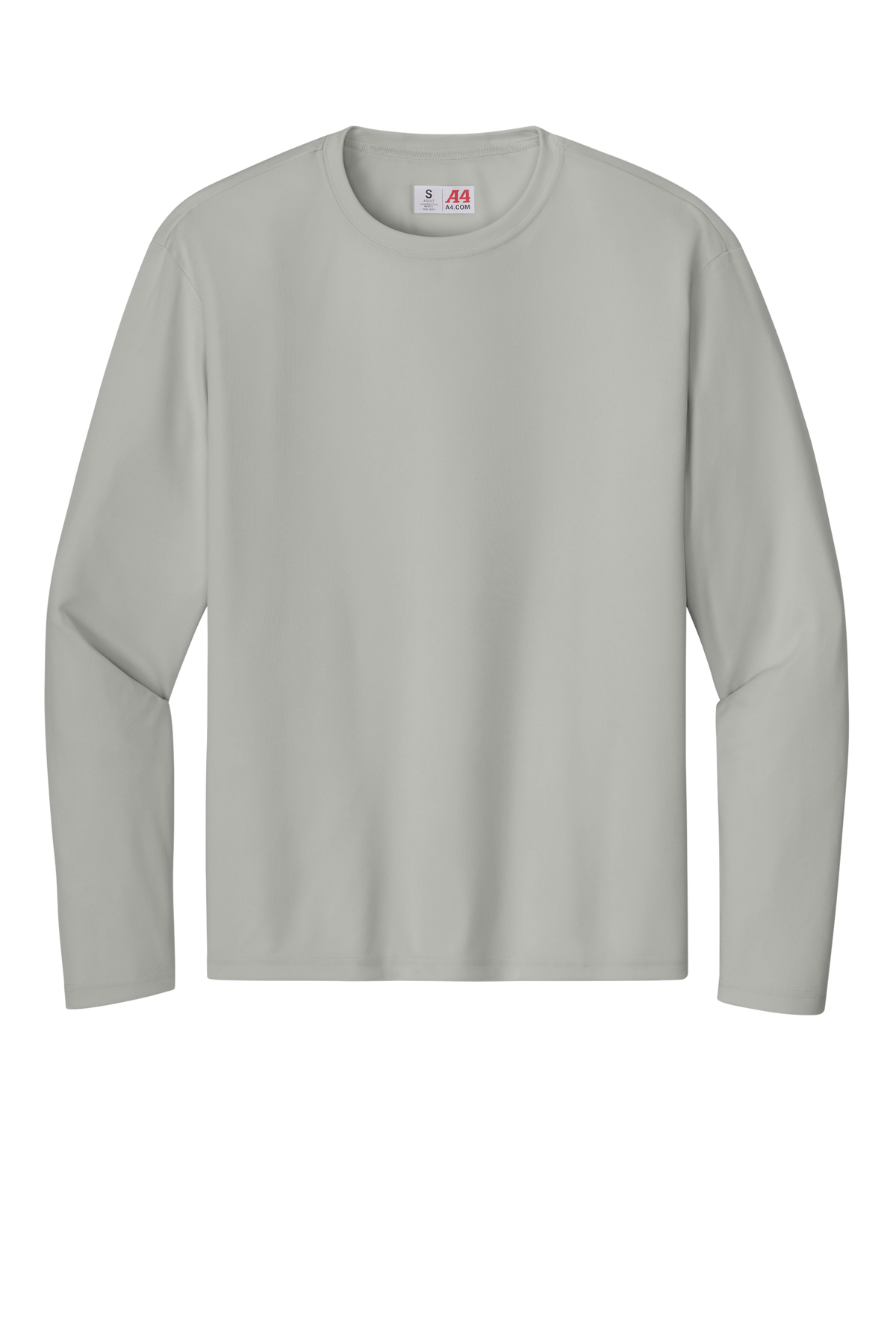A4 Cooling Performance Long Sleeve Tee with custom logo embroidery