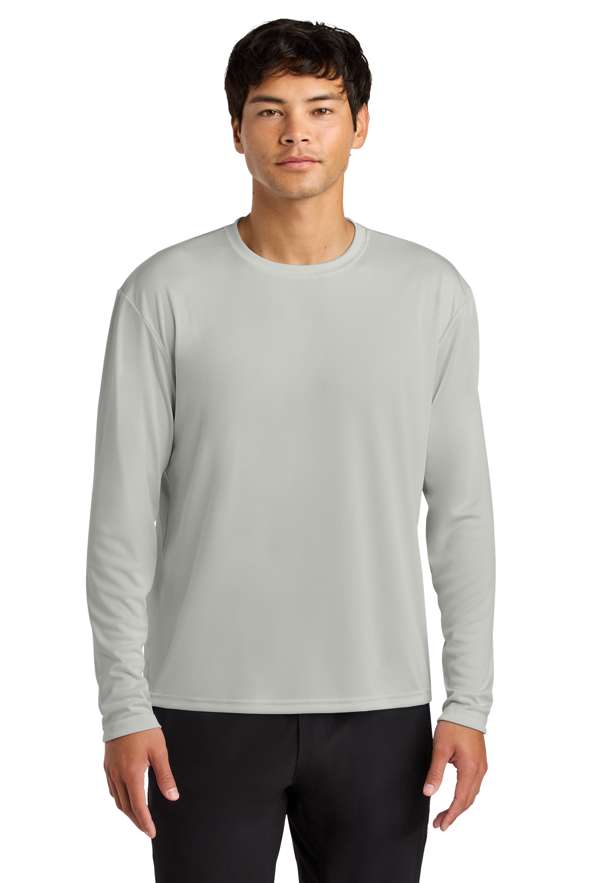 A4 Cooling Performance Long Sleeve Tee with custom logo embroidery