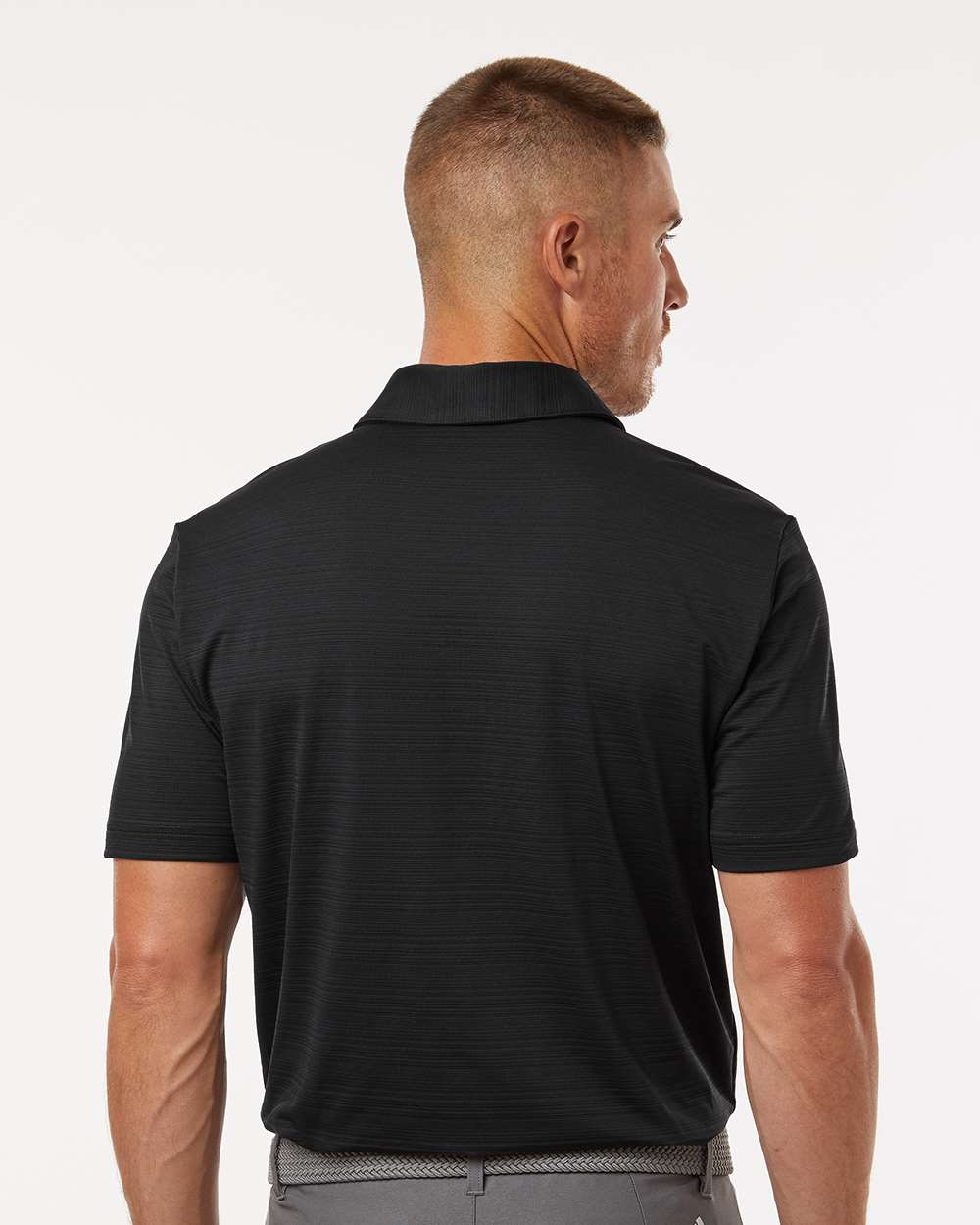 Adidas Textured Stripe Polo