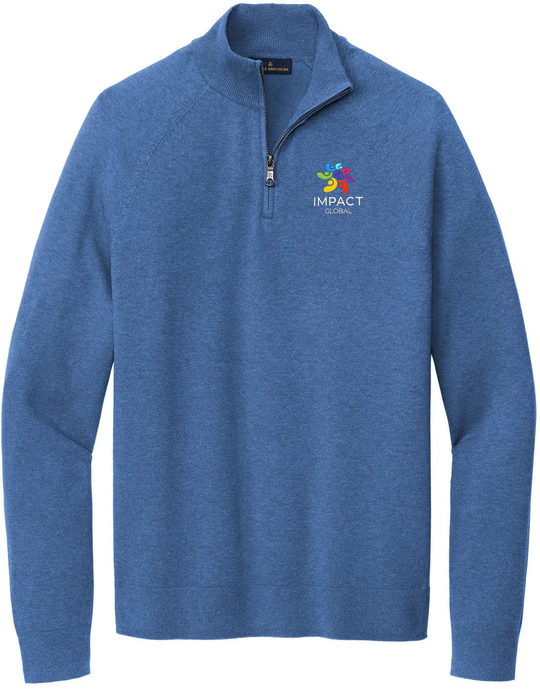 Brooks Brothers Cotton Stretch 1/4-Zip Sweater