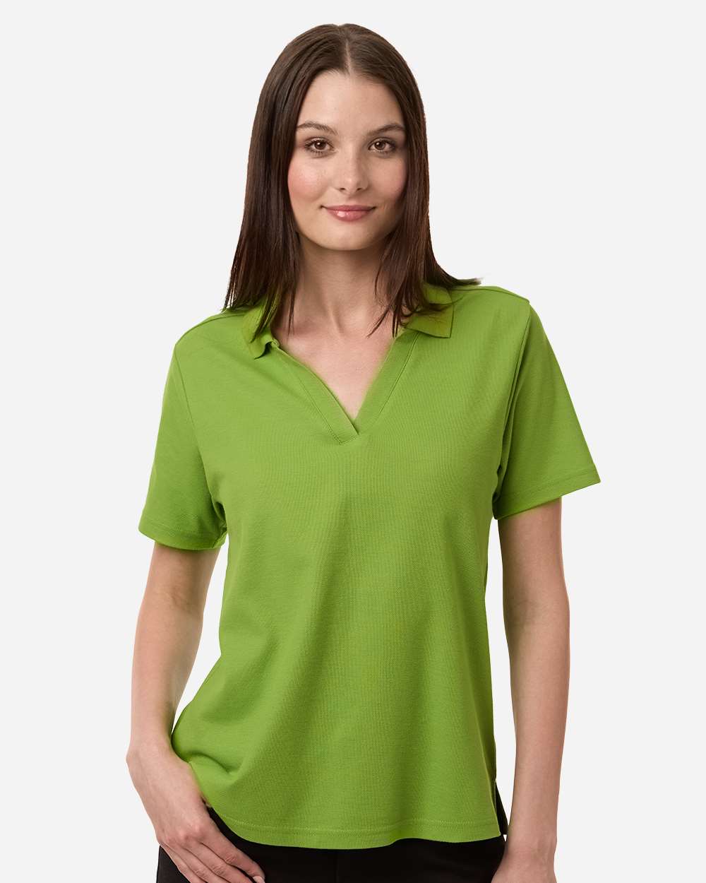 Core 365 Women's Resolve CVC Performance Pique Polo with custom logo embroidery