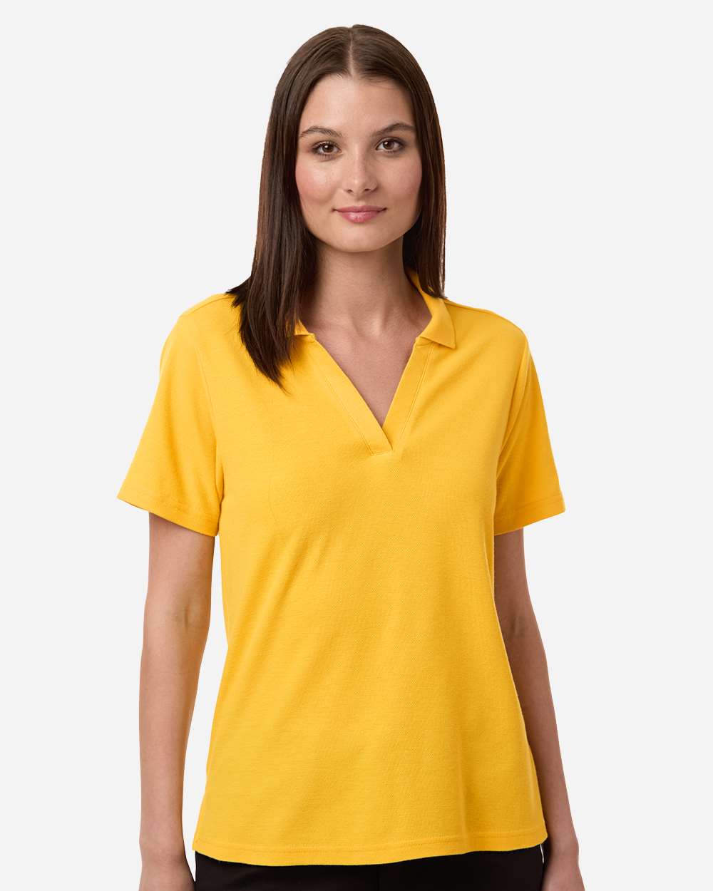 Core 365 Women's Resolve CVC Performance Pique Polo with custom logo embroidery