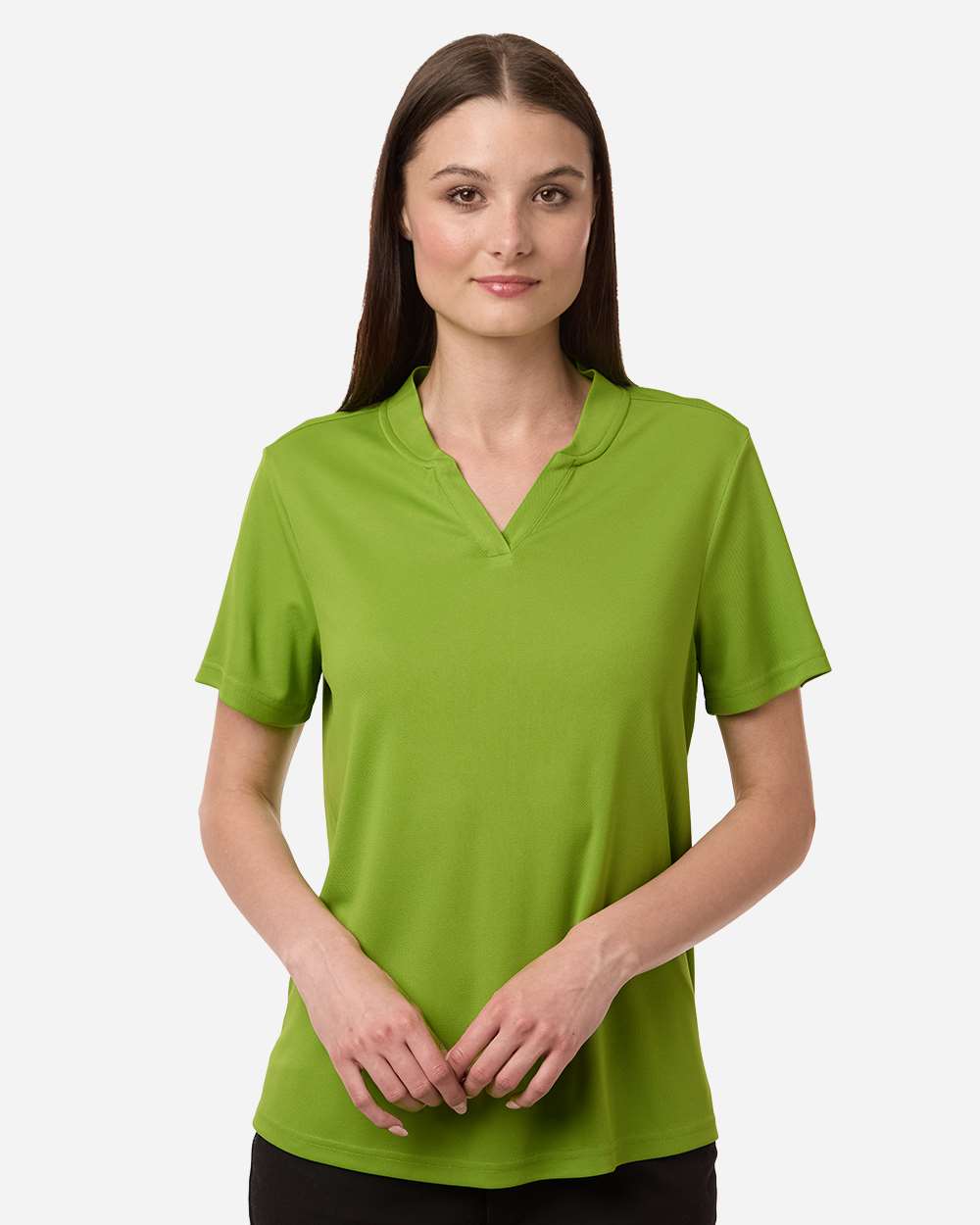 Core 365 Women's Nova Performance Pique Polo with custom logo embroidery