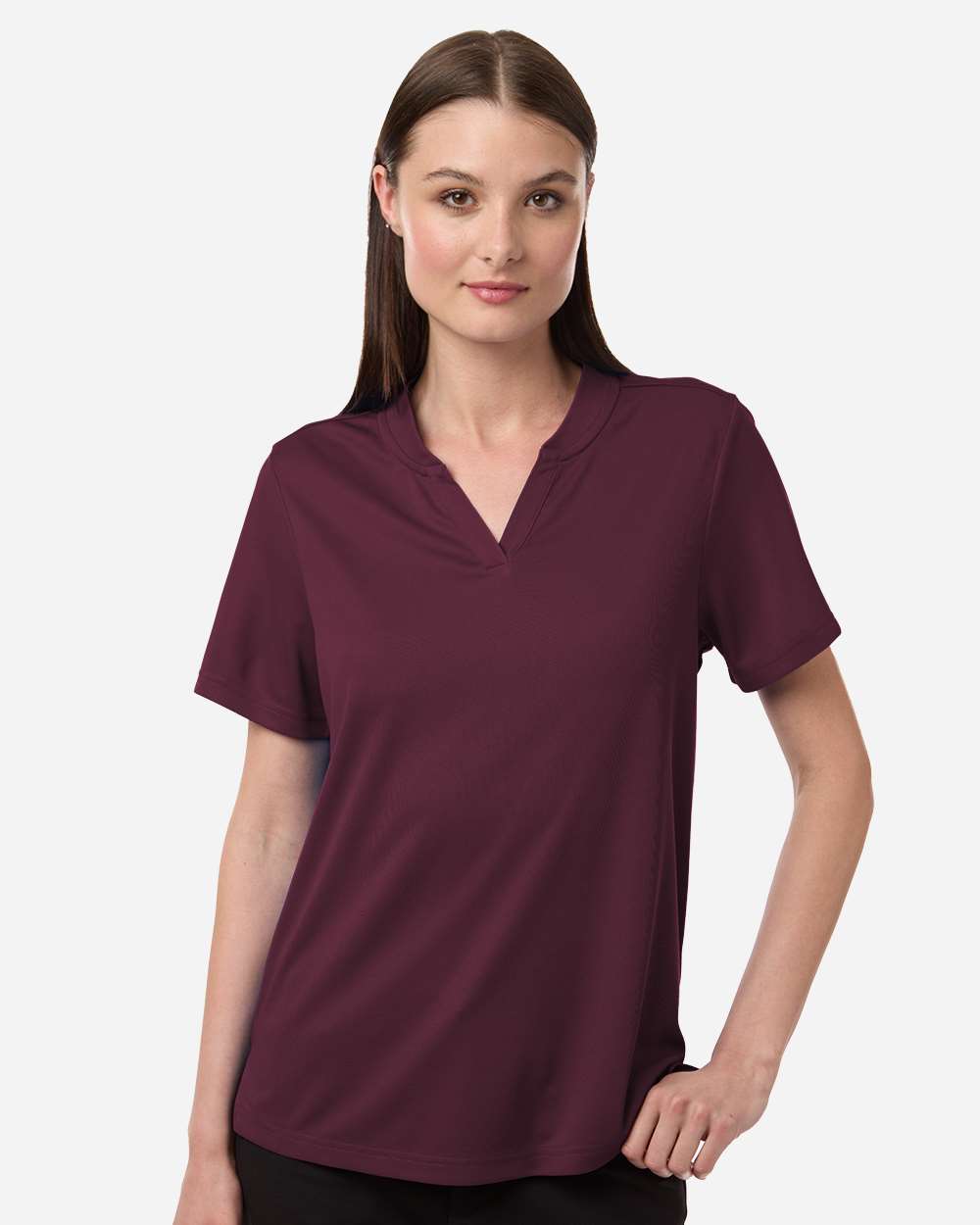 Core 365 Women's Nova Performance Pique Polo with custom logo embroidery