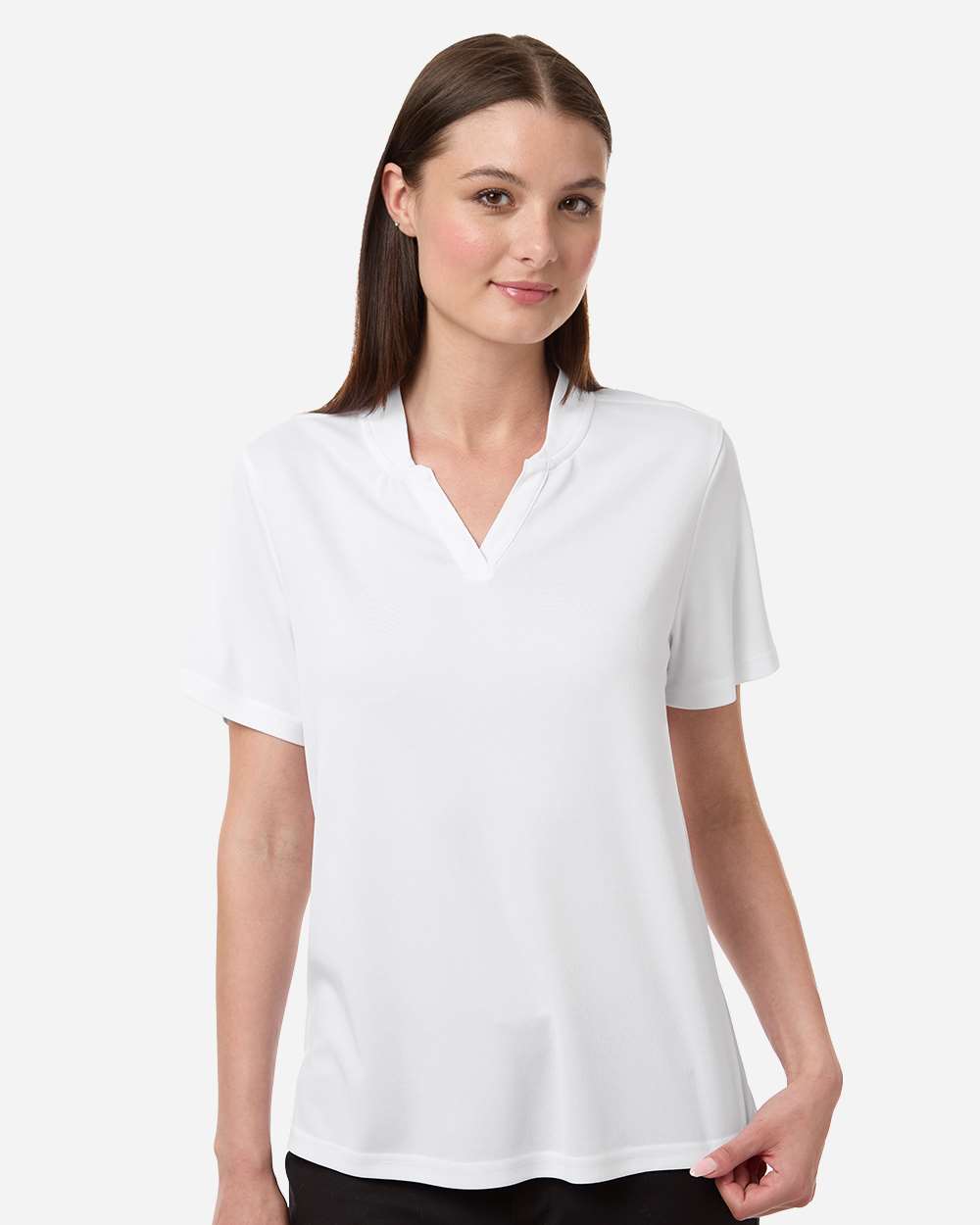 Core 365 Women's Nova Performance Pique Polo with custom logo embroidery