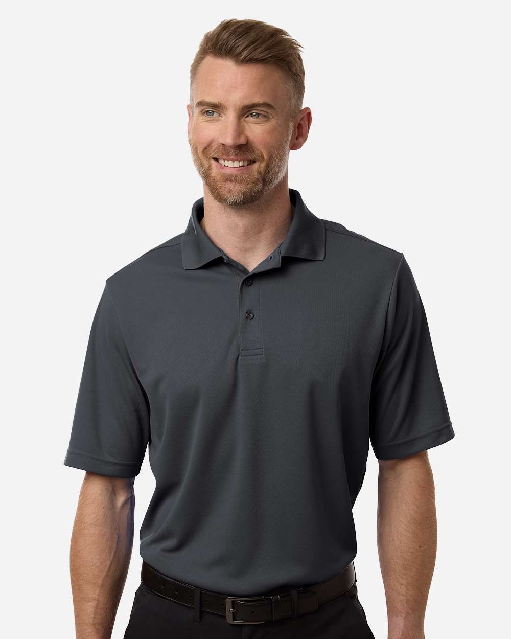 Core 365 Men's Tall Nova Performance Pique Polo with custom logo embroidery