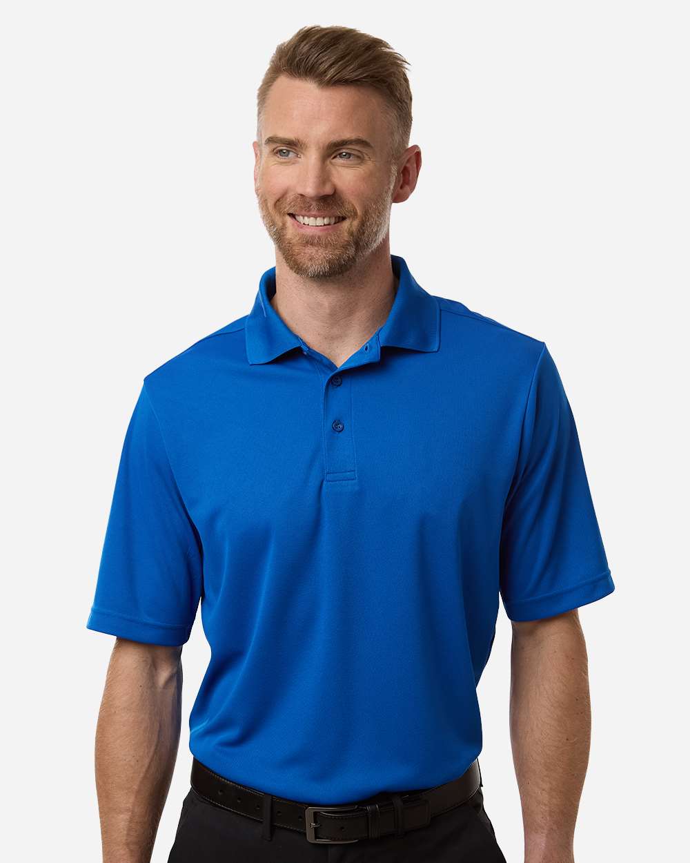 Core 365 Men's Tall Nova Performance Pique Polo with custom logo embroidery