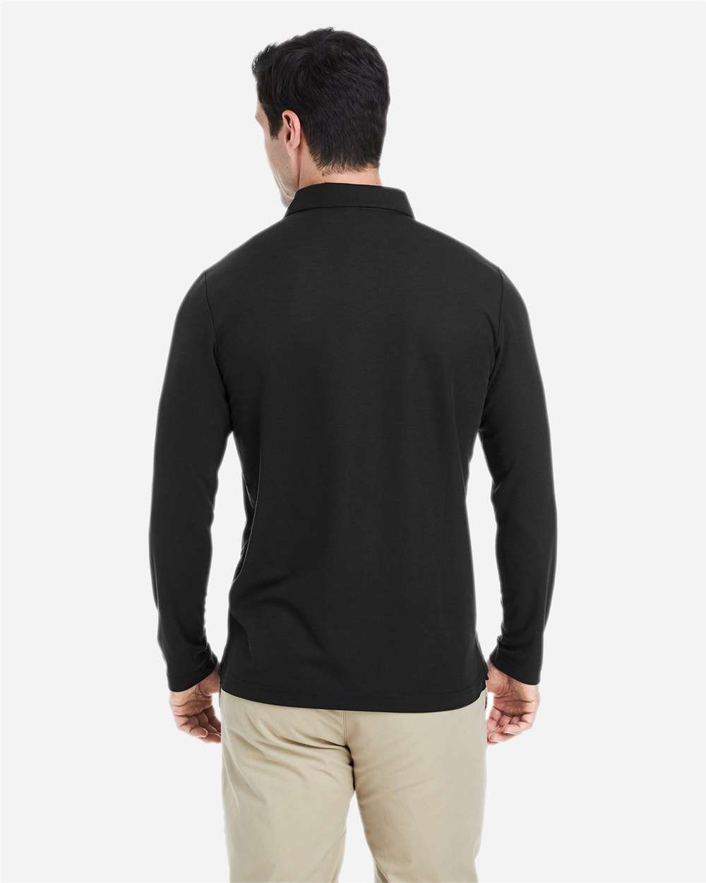 Core365 Fusion ChromaSoft Long Sleeve Pique Polo