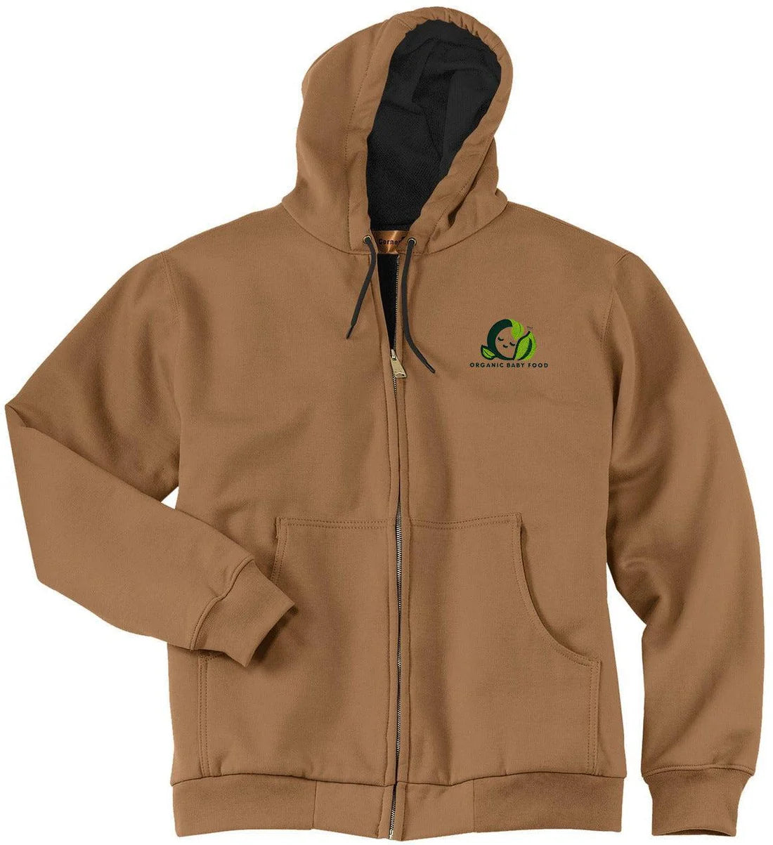 CornerStone Heavyweight Full-Zip Hooded Sweatshirt with Thermal Lining