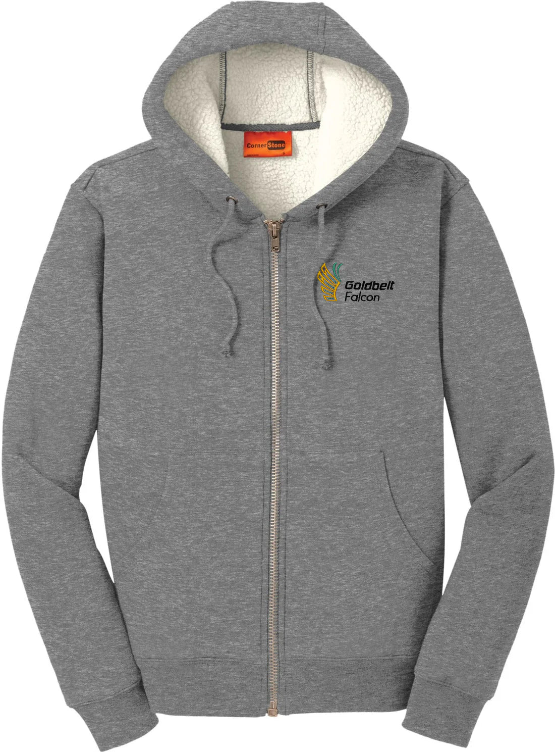 CornerStone Heavyweight Sherpa-Lined Hooded Fleece Jacket