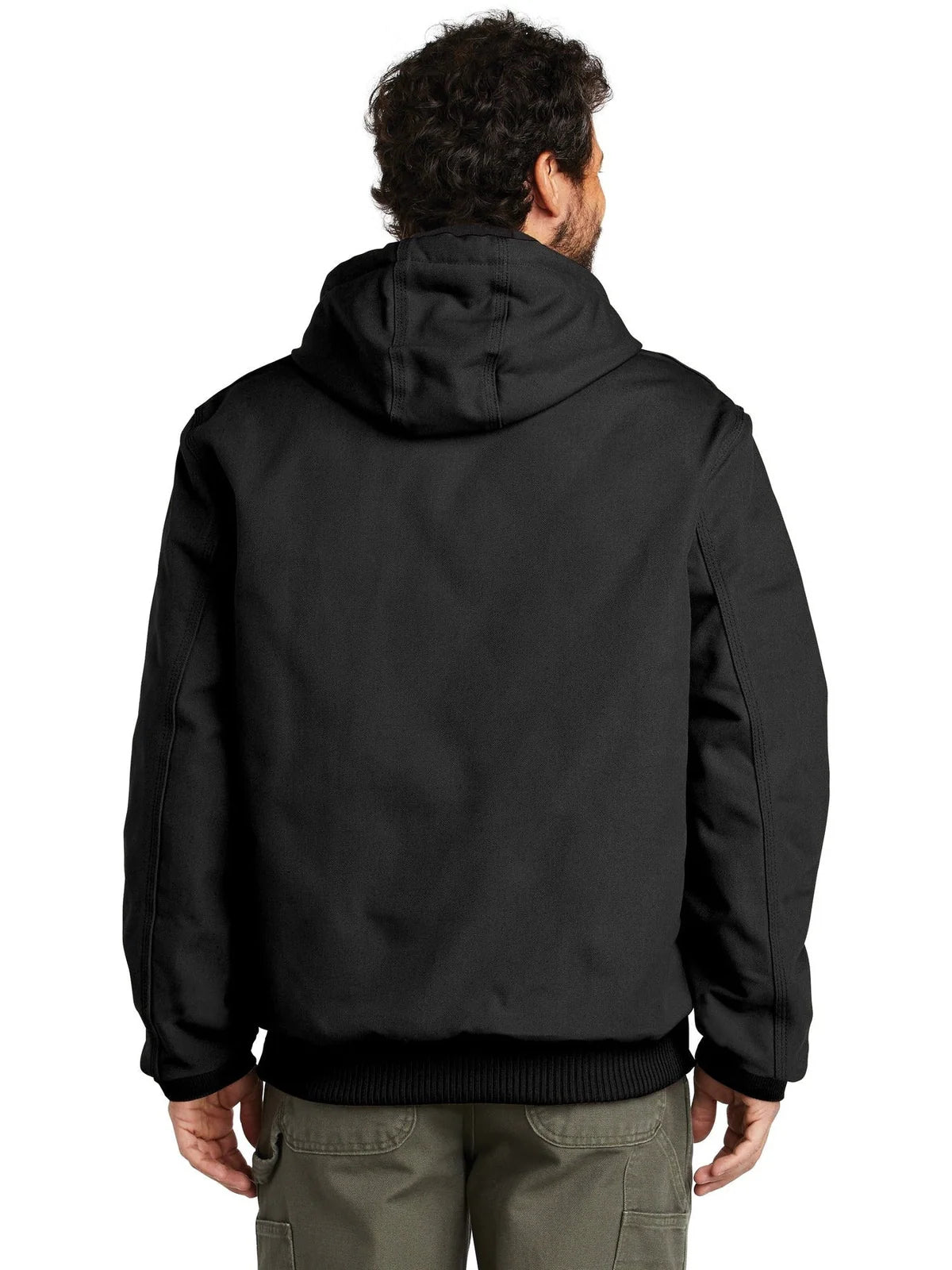 Carhartt Quilted-Flannel-Lined Duck Active Jacket