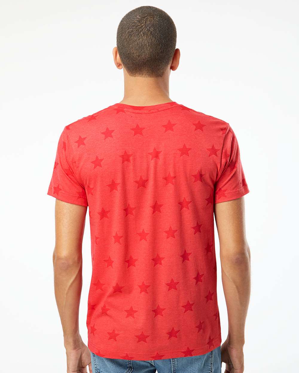 Code Five Star Print Tee