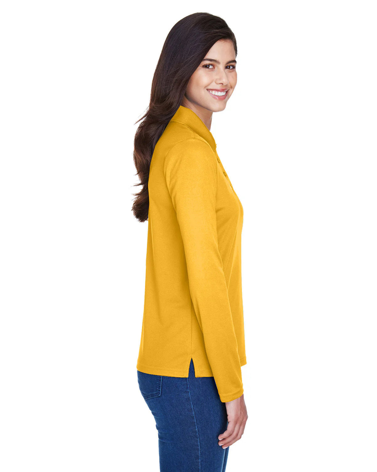 Core 365 Ladies Pinnacle Performance Long-Sleeve Pique Polo
