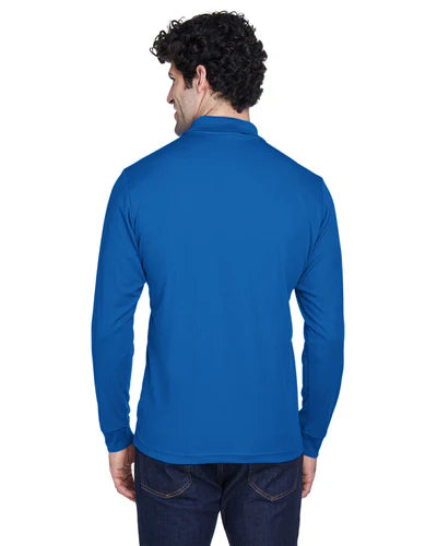 CORE365 Men's Pinnacle Performance Long-Sleeve Piqué Polo