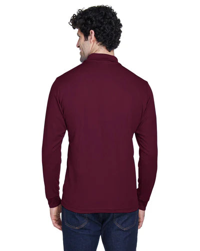 CORE365 Men's Pinnacle Performance Long-Sleeve Piqué Polo