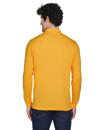 CORE365 Men's Pinnacle Performance Long-Sleeve Piqué Polo