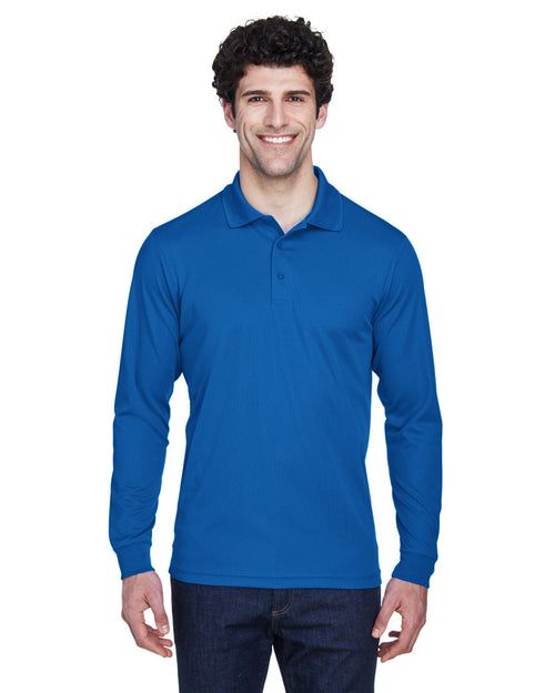 Core 365 Pinnacle Performance Long-Sleeve Pique Polo