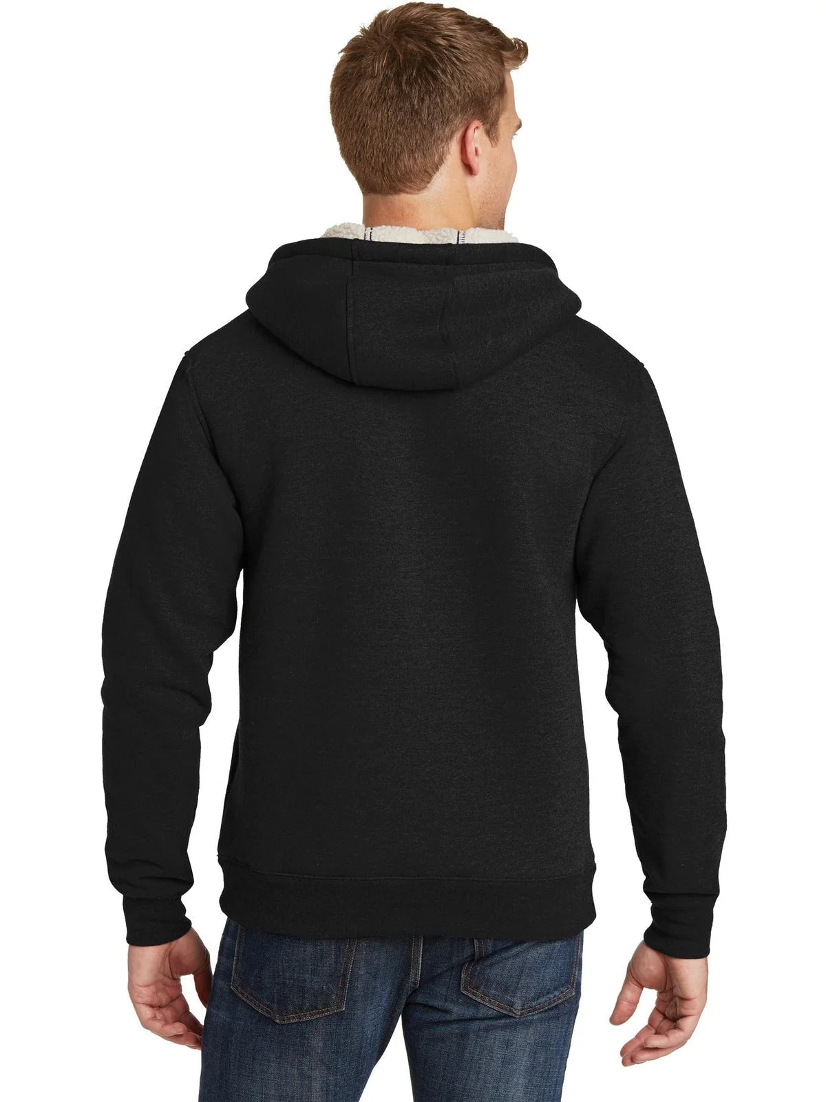 CornerStone Heavyweight Sherpa-Lined Hooded Fleece Jacket
