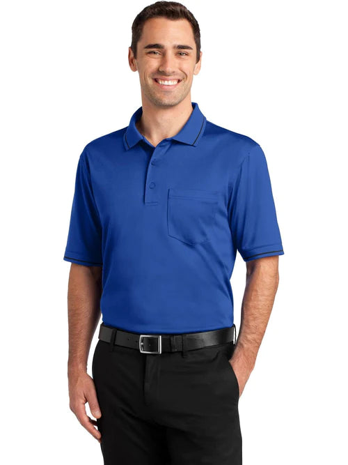 CornerStone Select Snag-Proof Tipped Pocket Polo