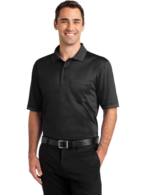 CornerStone Select Snag-Proof Tipped Pocket Polo