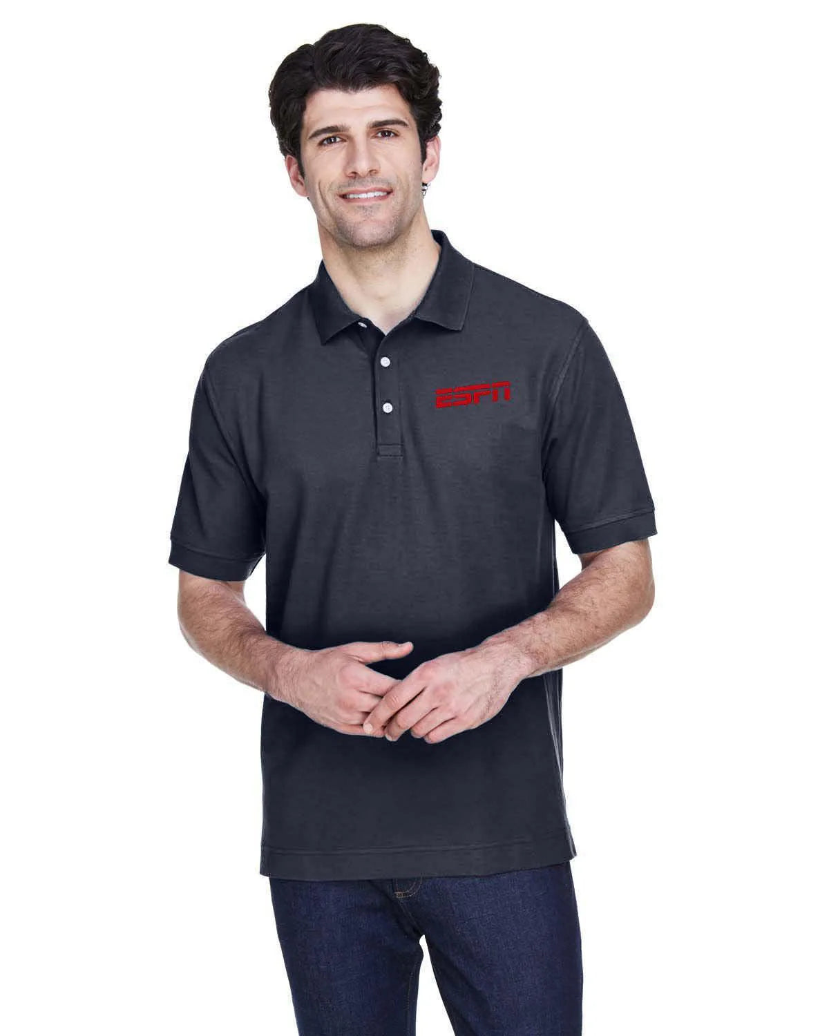 Devon & Jones Pima Pique Short-Sleeve Polo