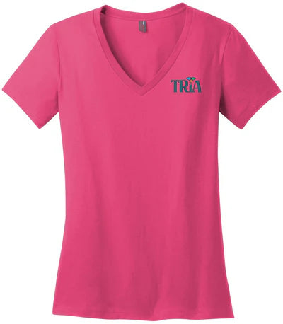 District Womenās Perfect Weight V-Neck Tee