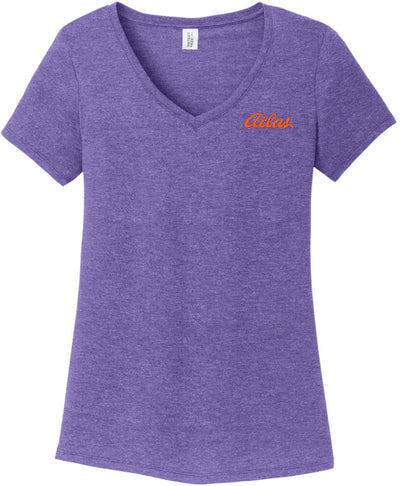 District Womenās Perfect Tri V-Neck Tee